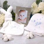 Lange �toile bleu personnalisable (70 x 70 cm)