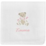 Lange ours rose personnalisable (70 x 70 cm) Lange ours rose personnalisable (70 x 70 cm)