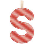 Lettre phosphorescente en tissu � suspendre s