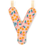 Lettre phosphorescente en tissu � suspendre y