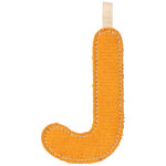 Lettre phosphorescente en tissu � suspendre j