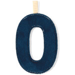 Lettre phosphorescente en tissu � suspendre o