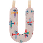 Lettre phosphorescente en tissu � suspendre u