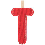 Lettre phosphorescente en tissu � suspendre t