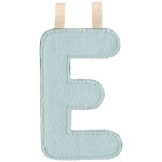 Lettre phosphorescente en tissu � suspendre e bleu