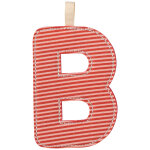 Lettre phosphorescente en tissu � suspendre b