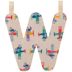 Lettre phosphorescente en tissu � suspendre w