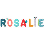 Lettre en tissu � suspendre s (9, 5 cm)