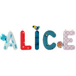 Lettre en tissu � suspendre e jack (9, 5 cm)