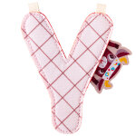 Lettre en tissu � suspendre r�versible y (9, 5 cm)