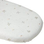 Drap housse en coton bio pour landau l'envol�e (76 x 30 cm)