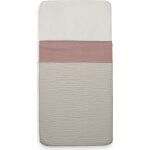 Drap de berceau en coton wrinkled rosewood (75 x 100 cm)