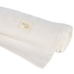 Drap - housse pour nacelle + lange botton rayures