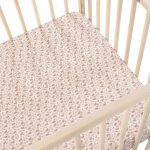 Drap housse pour berceau gala cerise (120 x 60 cm)