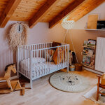 Lit d'appoint pliable jori white (120 x 60 cm)