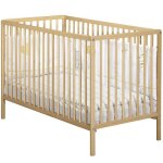 Lit  barreaux first naturel (60 x 120 cm)