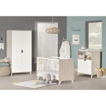 Lit � barreaux scandi naturel (60 x 120 cm)