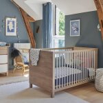 Lit b�b� �volutif 70x140 cm avec 2 pans de transformation achille