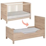 Lit b�b� �volutif 70x140 cm avec 2 pans de transformation calypso