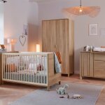Lit b�b� �volutif 70x140 cm avec 2 pans de transformation calypso