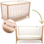 Lit bébé évolutif kimi organic v2 bois de rose (60 x 120 cm) Lit bébé évolutif kimi organic v2 bois de rose (60 x 120 cm)