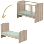 Lit bb volutif little big bed acces bois (70 x 140 cm)