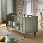 Lit b�b� �volutif little big bed eleonore kaki (70 x 140 cm)