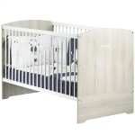 Lit b�b� �volutif little big bed smile h�tre cendr� (70 x 140 cm)