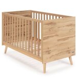 Lit bb volutif martha finition chne (140 x 70 cm)