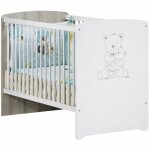 Lit bb avec tiroir teddy (60 x 120 cm)