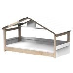 Lit cabane star light 3 finition laqu�e (coloris au choix)