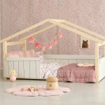 Lit cabane star light 2 finition laqu�e (coloris au choix)