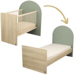 Lit b�b� �volutif arche sauge (60 x 120 cm)