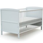 Lit �volutif en bois de h�tre essentiel blanc (70 x 140 cm)