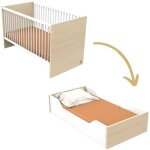 Lit évolutif little big bed nature (70 x 140 cm) Lit évolutif little big bed nature (70 x 140 cm)