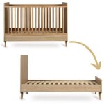 Lit volutif loft honey ash (140 x 70 cm)