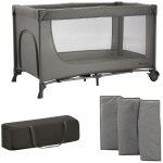 Lit parapluie 2 en 1 joy 2 gris