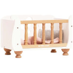 Lit de poup�e � barreaux en bois fsc
