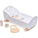 Lit de poup�e � bascule cygne