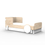 Lit simple avec tiroir discovery finition laqu�e (coloris au choix)