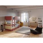 Lit superpos� avec tiroir discovery finition laqu�e (coloris au choix)