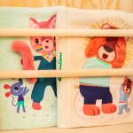 Livre d'activit�s en tissu jack cache - cache