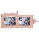 Livre album photos nuage (pour 10 photos 10 x 15) gaze de coton biscuit