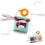 Livre b�b� en tissu imagier la ferme