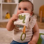 Livre en tissu b�b� les amis dinos