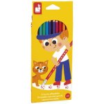 Lot de 12 crayons effaables