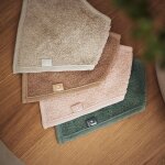 Lot de 2 bavoirs bandana nougat