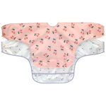 Lot de 2 bavoirs manches longues happy fruits cerise