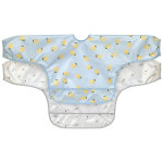 Lot de 2 bavoirs manches longues happy fruits citron