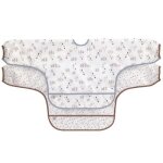Lot de 2 bavoirs manches longues avec poche tiny farmer mouton bleu